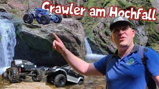 Crawler am Hochfall in Bodenmais (Traxxas Summit Vergleich)