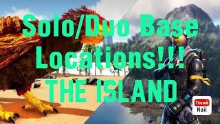 5 Hidden PVP Solo/Duo Base Locations Ark (ASA) The Island!!!