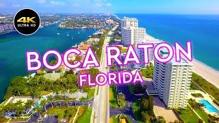 BOCA RATON, Florida - Aerial [4K Drone]