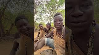 Hadzabe Tribe bushmen Dudukwe learn to say new English words for the first time 