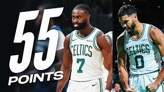 Jaylen Brown & Jayson Tatum COMBINE For 55 PTS Against Timberwolves | November 24, 2024