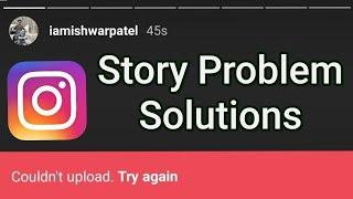 Instagram Story Error Problem Fix