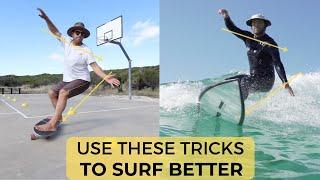 2 SURF SKATE SKILLS YOU NEED TO KNOW | Intermediate Manoeuvres #3