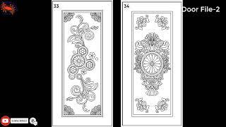 wood carving machine free design  in Artcam l Door part-2 l Shojibcottage