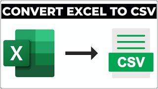 How to Convert Excel to CSV File | Save XLSX File as CSV