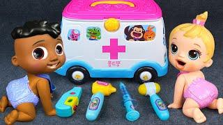 18 Minutes Satisfying with Unboxing Ambulance Doctor Set, First Aid Toys ASMR | Fun Review Toys