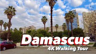 Damascus Syria  - Morning walk in the downtown of the Syrian capital [4K / 60fps]