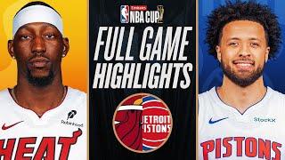 HEAT at PISTONS | EMIRATES NBA CUP  | FULL GAME HIGHLIGHTS | November 12, 2024