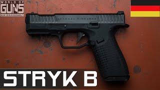 Stryk B pistol features.