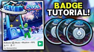 THE GAMES: ROBEATS BADGE TUTORIAL!! (Roblox The Games)