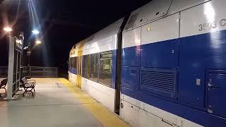 A Few NJ Transit River Line Trains at Pennsauken