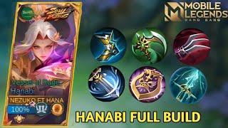 (Must Try) Hanabi Best Build Full Damage 2024 | Top Global Hanabi | MLBB