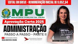 Gestão de Pessoas para MPU - Você Precisa Saber Disso para Aprovar em 2025 - Prof. Giovanna Carranza