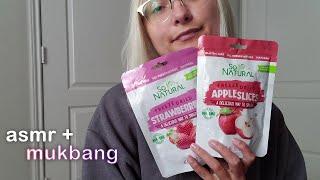 ASMR +  Mukbang FREEZE DRIED SNACKS EDITION w/Whispering LOTS OF CRUNCHING