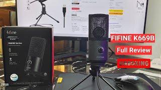 Fifine K669B Mic Unboxing & Review | Fifine k669B USB Condenser microphone | best mic under 2000