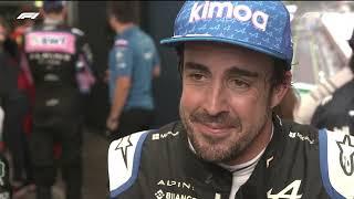 Fernando Alonso post-sprint interview | 2022 São Paulo Grand Prix