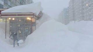 Turkey ! ️ Huge snow storm turned Istanbul into a ghost town!