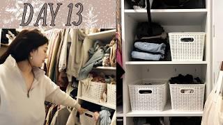 Closet Cleanout With Me + Olivia's Newborn Baby Girl | Vlogmas Day 13