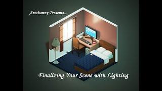 Magicavoxel Tutorials - Finalizing Your Scene (In-depth on Lighting)