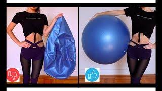 How To INFLATE a Stability Ball and Choose The Right Size | Gym Ball UNBOXING