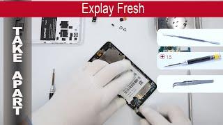 How to disassemble  EXPLAY Fresh, Take Apart, Tutorial