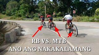 TOTOONG KASABIHAN WALA SA BIKE YAN NASA LAKAS YAN / RB VS. MTB ANO ANG NAKAKALAMANG