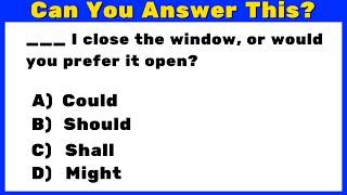 45 Hard Grammar Quiz | Modal Verbs Quiz | Test Your Skills | Master English Now