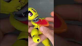 FNAF: Abandoned Chica | Polymer clay sculpture #shorts