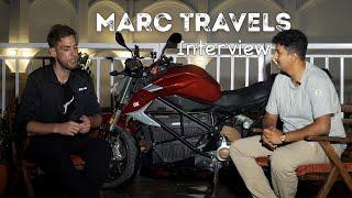 Until the Battery Runs out! @MarcTravels Electric Motorcycle World Journey || NepalPOV Podcast