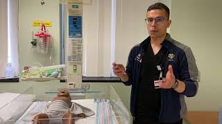 ECG Lead Placement on an Infant