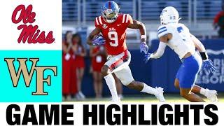 #5 Ole Miss vs Wake Forest Highlights | 2024 FBS Week 3 | College Football Highlights