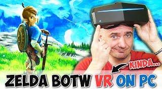 This is immersive! How to play Zelda Breath Of The Wild in VR First Person Mode & 3D on PC