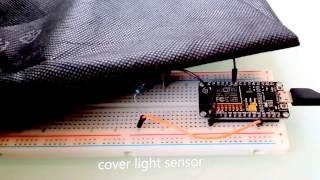 ESP8266 light sensor