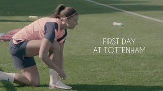 Alex Morgan's first day at Tottenham Hotspur