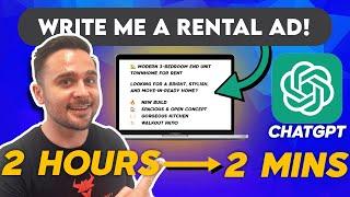 How to Write a Rental Listing to Find Tenants with ChatGPT (Fast & Easy!)