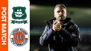 Rob Edwards on the loss at Plymouth Argyle | Post-Match