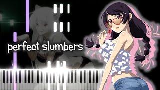 Nekomonogatari: Kuro OP - perfect slumbers【Yui Horie】- Piano Tutorial