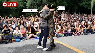 Emotional Moments! Jungkook Hugged Suga Tightly When He Got Out Of Military Service