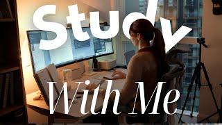 3 Hour (Pomodoro) Study with Me | Writing My PhD Dissertation | No Music, Natural Sounds