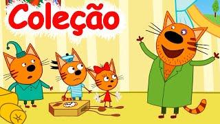 Kid-E-Cats em Portugues | Coleção dos episódios | Desenhos para crianças