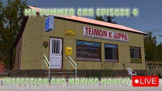 My Summer Car - Episode 5 - Making money, chilling, upgrading the car - LIVE!