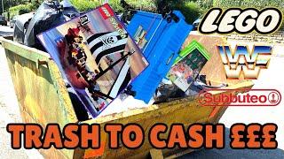 Retro Lego & WWE toys found in skip make an absolute fortune on eBay £££