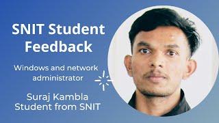 Student Success Story | IT Networking Training | SNIT Training Institute