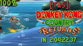 [TAS] Donkey Kong Country Returns! (100%) Speedrun in 2:04:22