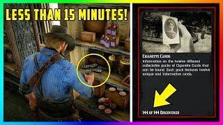 How To Collect ALL 144 Cigarette Cards In LESS Than 15 Minutes In Red Dead Redemption 2! (RDR2)