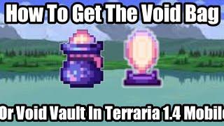 Terraria 1.4 - How To get the Void Bag Or The Void Vault In Terraria 1.4 Mobile | PJwolfie YT