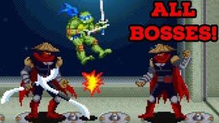 TMNT 2003 | GBA | ALL BOSS BATTLES! *Hard Difficulty*