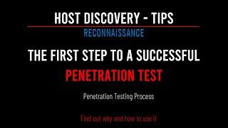 The Essential First Host Discovery for a Successful Penetration Test: Revealed