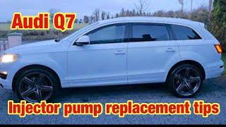 Audi Q7, 3.0d V6 injector pump replacement