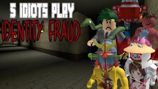 5 Idiots Try To Escape a Scary Maze | Roblox Identity Fraud